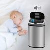 Kitchen Trash Can for Bathroom Bedroom Home Office Automatic Touch Free