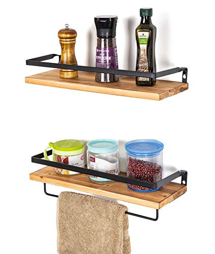 SODUKU Floating Shelves Wall Mounted Storage Shelves for Kitchen