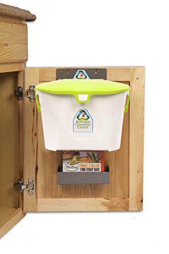 Transform Your Kitchen: Cabinet Mounted Compost Bin with Magnetic Lid