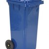 Vestil Trash Can, Polyethylene, 18-1/2" Width, 37-1/2" Height