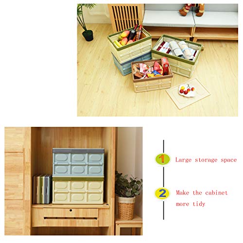 FACAI 56L Trunk Organizer and Storage Box Organizer with Lid