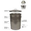 Built to Last: Galvanized Steel Trash Can for Extreme Conditions