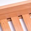 Peppermint. Storage Holders & Racks - Bamboo Wooden Bathtub Caddy