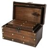 Soul & Lane Monahan Wooden Trunk Chests (Set of 3)
