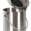 Estilo Stainless Steel Compost Pail, 1 Gallon Compost Bin