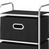 Whitmor 3 Drawer Rolling Cart - Home and Office Storage