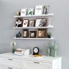 WELLAND Photo Ledge Floating Picture Ledge, Display Wall Shelf