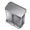 simplehuman 58 Liter / 15.3 Gallon Stainless Steel Rectangular Kitchen Step