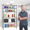 6 Shelf Wire Shelving Unit Heavy Duty Metal Storage Shelves