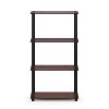 Furinno Turn-S 4-Tier Display Rack with Square Tube