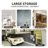 SUNCOO 5 Tier Strengthen Commercial Adjustable Steel Wire Shelf Unit