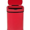 New Red 13-Gallon Touch Free Sensor Automatic
