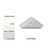 Questech Geo Shower Corner Shelf 8 inch Bathroom Shower Shelf