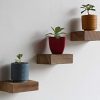 Urban Legacy Small Reclaimed Wood Floating Shelves