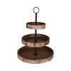 Kate and Laurel White Birch Wood Rustic