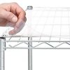 Aromzen Shelf Liners for 18" X 48" Shelf, Clear Plastic