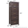 Crestlive Products Vertical Dresser Storage Tower - Sturdy Steel Frame