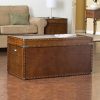 Southern Enterprises Steamer Storage Trunk Cocktail Table