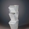 WTM Stackable Bins with Hinged Lids, 24-Quart