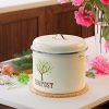 Third Rock Compost Bin for Kitchen Counter - 1.3 Gallon 5 Liter