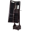 Best Choice Products Full Length LED Mirrored Jewelry Storage Organizer Cabinet