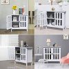 Yaheetech Storage Sideboard Buffet, Wooden Storage Cabinet