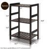 Furinno Pine Solid Wood 3-Tier Storage, Espresso
