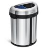 simplehuman 66 Liter / 17.4 Gallon Dual Compartment Recycler