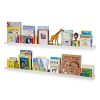 Wallniture Denver Modern Wall Mount Long Floating Picture Ledge Shelf