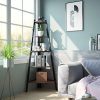 Industrial Corner Ladder Shelf: Elevate Your Room's Expression with Vintage Charm and Efficient Storage