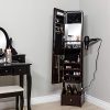 Best Choice Products Full Length LED Mirrored Jewelry Storage Organizer Cabinet