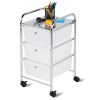 Honey-Can-Do 3-Drawer Plastic Storage Cart on Wheels