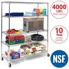 Seville Classics UltraDurable Commercial-Grade 5-Tier NSF-Certified Steel