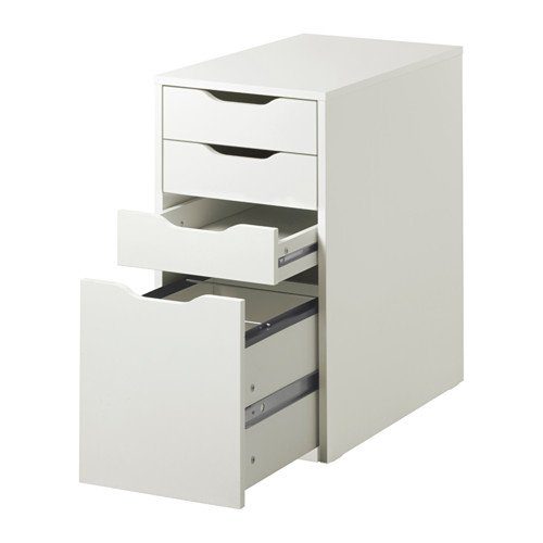 Ikea Alex Drawer Unit Drop File Storage White