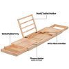 MOMONI Premium Luxury Wood Bathtub Caddy Tray
