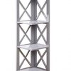 Convenience Concepts Oxford 3-Tier Corner Bookcase
