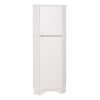 Prepac Elite Home Corner Storage Cabinet Tall 2-Door