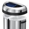 simplehuman 66 Liter / 17.4 Gallon Dual Compartment Recycler