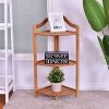 Giantex 3 Tier Corner Shelf Free Standing Corner Rack Tower Organizer