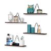 Rustic State Farmhouse Decor | Wall Mount Floating Shelves Wood