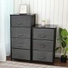 YOURLITEAMZ 4-Drawer Storage Organizer Dresser Non-Woven Fabric Organizer