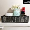 Hello Sweet Cheeks Bathroom Box. Bathroom Humor Toilet Tray