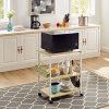 Mr IRONSTONE 3-Tier Kitchen Baker's Rack Utility Microwave