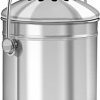 Utopia Kitchen 1.3 Gallon Stainless Steel Compost Bin with Lid