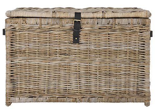 happimess Michael 35" Wicker Storage Trunk