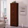NBLiner Wood Storage Cabinets Collection with 8 Door Shelf Wall