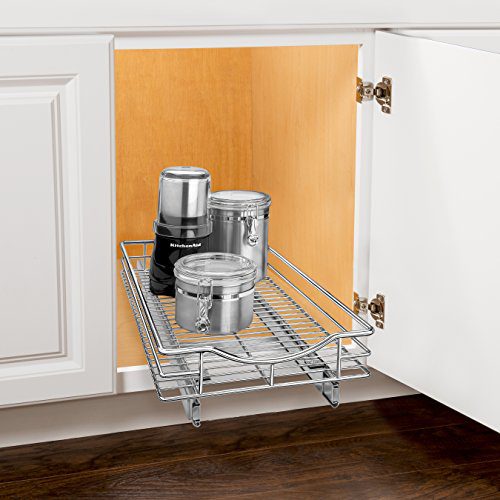 Lynk Professional Organizer Pull Out Under Cabinet Sliding Shelf
