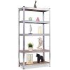 Giantex Shelving Rack Storage Shelf Steel Garage Utility Rack