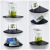 Floating Wall Shelves,Natural Bamboo,Corner Shelves