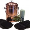 Kitchen Compost Pail Bin for Countertop - 1 Gallon Food Scrap Container